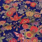  золотой . один . крепдешин . журавль . мир цветок ( темно-синий синий ) 10cm единица измерения продается куском 