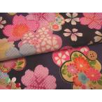  один . крепдешин * слива . Sakura ( чёрный ) 10cm единица измерения продается куском 