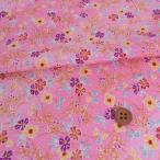  крепдешин ткань прекрасное платье .. цветок. . двор ( розовый ) 10cm единица измерения продается куском 