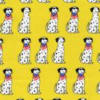 オックス 第2弾 サングラス ダルメシアン イエロー系地 3色 1m単位 生地 布 布地 ダルメシアン柄 犬 犬柄 アニマル アニマル柄 動物 動物柄 ショップ