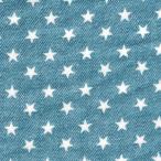  двойной марля звезда 4 Denim style Denim оттенок голубого 3 цвет 1m единица измерения ткань ткань Denim способ звезда звезда рисунок 