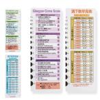 [送料無料]ナース 小物 グッズ 看護 医療 滴下 早見表 ゲージ付 スケール付 ナーススケール(2枚組)