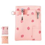 ナース 小物 グッズ 看護 医療 かわいい フック付 ポケット 収納 いちご ハリネズミ naosudou 腰ポケットペンケース