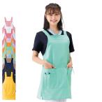 NEWセミミドル丈エプロン(さらりタッチ) 4L-5L/6L-7L 保育士 女性 ナース 看護師 介護士 病院 クリニック ヘルパー ケアウェア