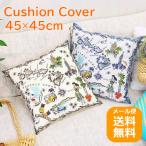 ショッピングハワイ クッションカバー ハワイマップ 45×45cm ハワイ ハワイアン オールドハワイアン レトロ サーフィン フラ 正方形 マリン おしゃれ 綿 アジアン雑貨