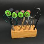 n-VISION wooden tying tool stand S size beautiful adjustment do is good fly .