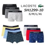 ラコステ LACOSTE 5H1299-10 3パックプリントストレッチコットントランクショーツ メンズ アンダーウェア・ルームウェア ギフト 下着 返品・交換不可