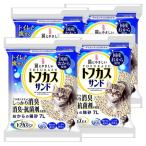 猫砂 トフカス おから 7L×4袋 トフカスサンド 固まる 燃やせる 流せる ネコ砂 セット トイレに流せる 消臭 トイレ ペット 猫 ネコ