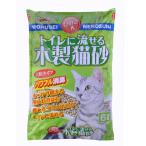 ショッピング猫砂 猫砂 木製 トイレに流せる木製猫砂 6L 6個セット キャット 猫 木 消臭 燃える トイレ 衛生 流せる ひのき TN-MN6 常陸化工
