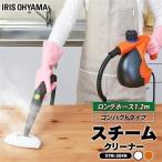 スチームクリーナー ハンディ アイリスオーヤマ 16点セット ロングホース 除菌 小型 ミニ 家庭用 水あか 油汚れ 掃除 高温蒸気 スチーム おしゃれ STM-304N