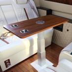 テーブル キャンプ テーブル リビングテーブル 高さ調節可能なキャラバンRVテーブル、RVリフティングテーブル、キャンピングカートレーラー用フローティングデス