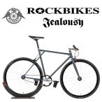  трековый велосипед одиночный скорость ROCKBIKES Jealousy блокировка мотоцикл волокно .lasi- flat bar Kuromori pa Shute легкий стальной соответствующий рост 160cm и больше 