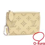 値下げしました ルイ・ヴィトン 小銭入れ 兼 キーケース マヒナ ポシェット クレ レディース M81516 バナナ 日本限定 コインケース 鍵入れ 中古