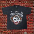 ショッピングハーレーダビッドソン Harley-Davidson Looney Tunes / ハーレーダビッドソン ルーニーテューンズ　Tシャツ　XL 黒 半袖 メンズ レディース ユニセックス