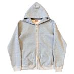 DELUXEWARE （デラックスウエア）SPZ-00 [FULLZIP PARKA PLAIN] 杢GRAY.BEIGE フルジップパーカー