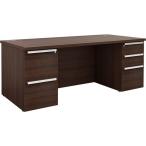 マネージメントデスク両袖机　幅1800　【お客様組立】Y2K　MD-1880W-DB