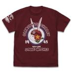 ストライクウィッチーズ ROAD to BERLIN Tシャツ シャーロット・E・イェーガー パーソナルマーク BURGUNDY-L【予約 再販 4月下旬 発売予定】