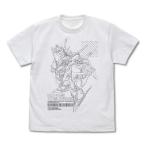 機動戦士ガンダム 閃光のハサウェイ Tシャツ クスィーガンダム WHITE-L【予約 再販 4月下旬 発売予定】