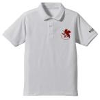 エヴァンゲリオン 刺繍ポロシャツ NERV WHITE-L【予約 再販 9月下旬 発売予定】