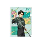 進撃の巨人 クリアファイル 描き下ろし リヴァイ レトロ風ファッションver.