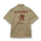 EVANGELION ワークシャツ NERV SAND KHAKI-XXL【予約 02/下 発売予定】