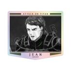 ショッピング諫山 進撃の巨人 Ani-Art BLACK LABEL 第2弾 オーロラダイカットステッカー ジャン【予約 04/中 発売予定】