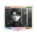 ショッピング諫山 進撃の巨人 Ani-Art BLACK LABEL 第2弾 オーロラダイカットステッカー リヴァイ【予約 04/中 発売予定】