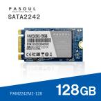 新品 PASOUL SSD128GB SATA M.2 2242 6GB/sに準拠 3D TLC 最大読取り530MB/s 最大書込み400MB PAM2242M2-128