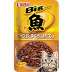 いなばペットフード　猫用　キャットフード　Bigマルウオパウチ　かつお・まぐろ　ほたて味80g　数量限定　セール