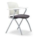 テーブル付き椅子 メモ台付きチェア MC-314TW（両肘、固定脚タイプ）