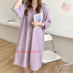  салон одежда One-piece V шея длинный мармешлоу марля женский gya The - One-piece хлопок женский для женщин весна лето осень пижама 