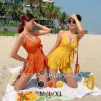  купальный костюм женский купальный костюм body type покрытие платье гонки оборка LAP One-piece модный симпатичный простой ..... маленький . покрытие грудь одноцветный 