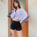 水着 レディース 体型カバー タンキニ  点セット ラッシュガード レディース水着 セパレート 中学生 高校生 可愛い 韓国 スクール水着 ショートパンツ 海 プール