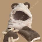  теплый muffler нежный .... шляпа muffler перчатки цельный шляпа имеется в одном корпусе с капюшоном muffler шарф толстый теплоизоляция Рождество подарок подарок симпатичный 