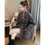  Пальто Честерфилд в клетку пальто толстый женский Short модный симпатичный взрослый европейская одежда внешний over пальто зима 