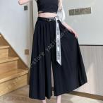  гаучо брюки женский широкий брюки свободно юбка-брюки s машина cho ska ntsu укороченные брюки 7 минут длина низ flare pants 7 минут длина сирень расческа ng