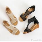 サンダル グラディエーター ブーツサンダル レディース 大きいサイズ ぺたんこ 歩きやすい オシャレ エレガント  サンダル 厚底 サマーブーツ