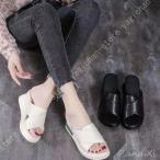 ミュール オフィスサンダル サンダル レディース ナースシューズ 厚底サンダル ウェッジソール 歩きやすい コンフォートサンダル 大きいサイズ 幅広 6cmヒール