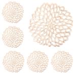 calmyce コースター 可愛い オシャレ コップ敷き コップ受け 6枚セットｘPVC製 水洗い可能 薄型 インテリア 北欧