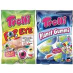 ショッピンググミ トローリ 地球グミ＆目玉グミ プラネットグミ75g、ポップアイ75g２個セット