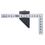 シンワ測定(Shinwa Sokutei) 曲尺 平ぴた シルバー 15cm 表裏同目 曲尺用ストッパー樹脂製付 12437
