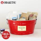 【メーカー公式直営店】オバケツのたらいバケツ / たらいバケツ・MR8(赤・7.5Lサイズ)