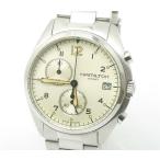 ショッピングハミルトン 中古 良品 HAMILTON ハミルトン ジャズマスター メンズ クロノグラフ 腕時計 クォーツ H765120