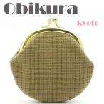 がま口財布 メンズ レディース ポーチ 小銭入 格子 和柄