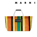 ショッピングMARNI マルニ フラワー カフェ MARNI FLOWER CAFE レディース カバン ストライプ トート バッグ ミニ 【返品交換不可】