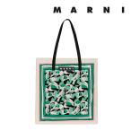 マルニ フラワー カフェ MARNI FLOWER CAFE レディース カバン コットンキャンバス製 バンダナ トート バッグ 【返品交換不可】
