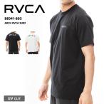 ショッピングラッシュガード メンズ RVCA/ルーカ メンズ 半袖 ラッシュガード ARCH RVCA SURF SS 2024 SPRING ティーシャツ UVカット 水着 海水浴 プール  BE041-802