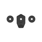 外部倉庫在庫有り OGK オージーケーカブト ヘルメット D20F バイザーカラーセットブラック