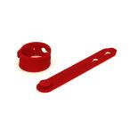 在庫有り ACTIVE シリコン製バンド RED 2個入 55mm-70mm 60809001RD