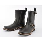 ショッピングエンジニアブーツ デイトナ Daytona バイク用 エンジニアブーツ 24.0cm/レディース 本革 牛革 シフトパッド内蔵 サイドジップ HBS-004 ブラック 96978